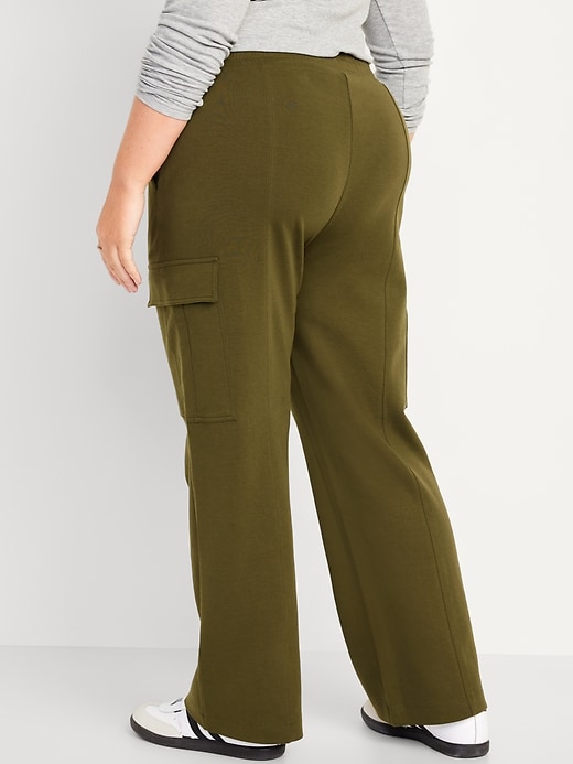 High-Waisted Dynamic Fleece Cargo Trouser Pants | Old Navy