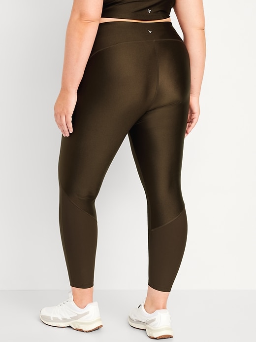 Image number 8 showing, High-Waisted PowerSoft 7/8 Shine Leggings