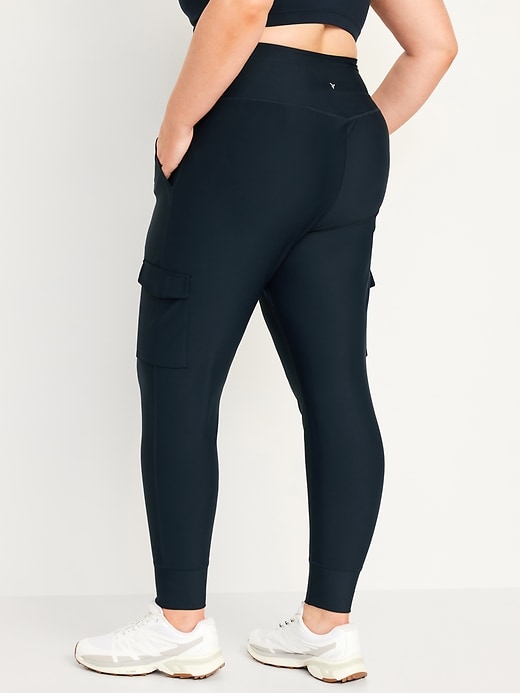 Image number 8 showing, High-Waisted PowerSoft Cargo Joggers