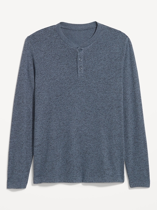Image number 7 showing, Long-Sleeve Henley T-Shirt