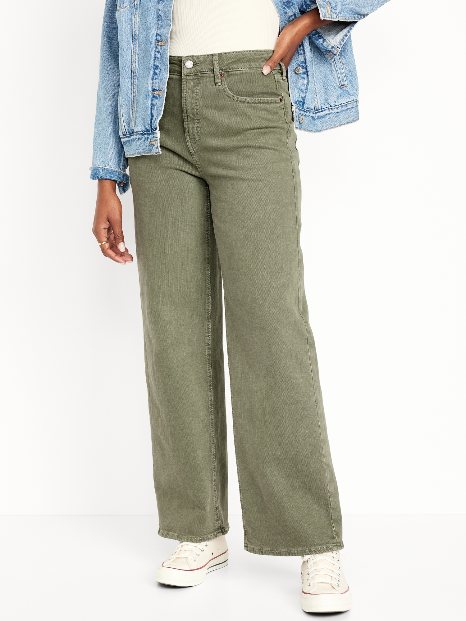Extra High-Waisted Wide-Leg Jeans