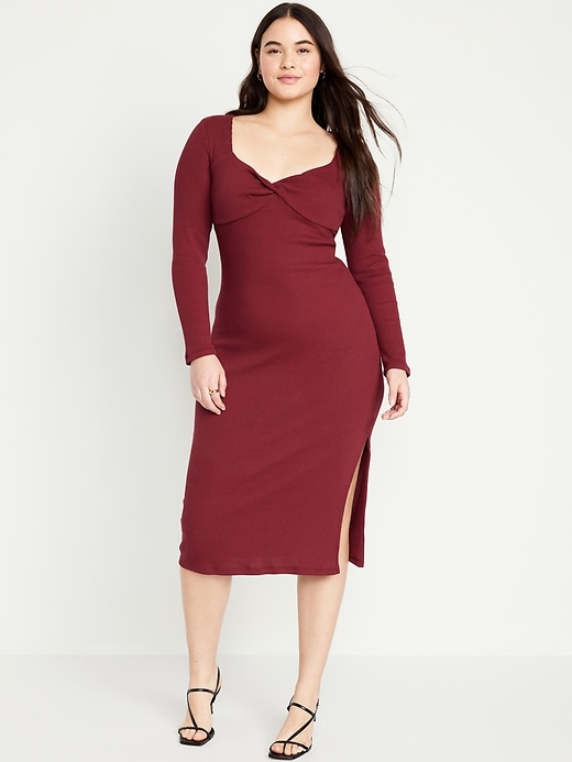 ivory satin dress midi Harlan Satin Midi Dress in Cream Ivory main image 0