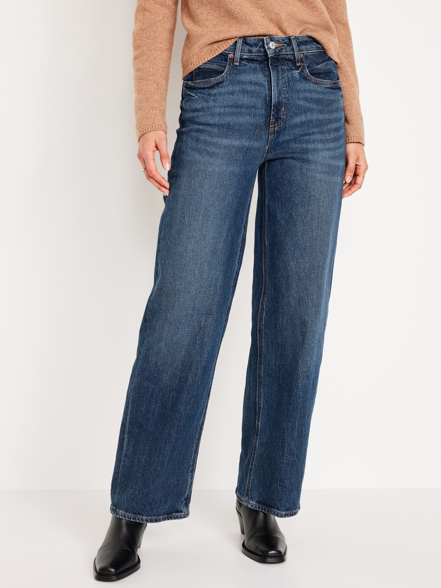 Extra High-Waisted Wide-Leg Jeans | Old Navy