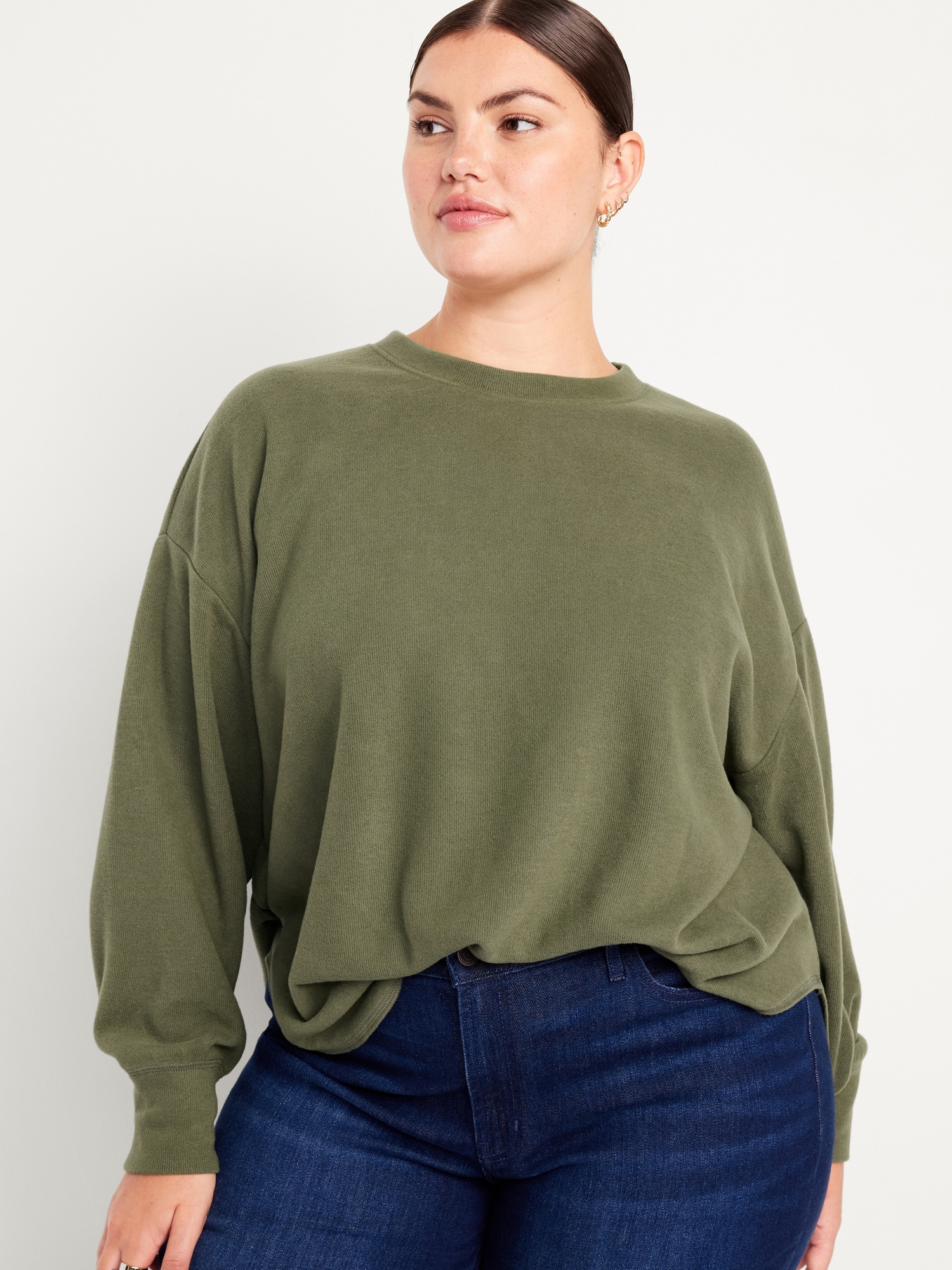 Cozy French-Rib Tunic Sweater for Women | Old Navy