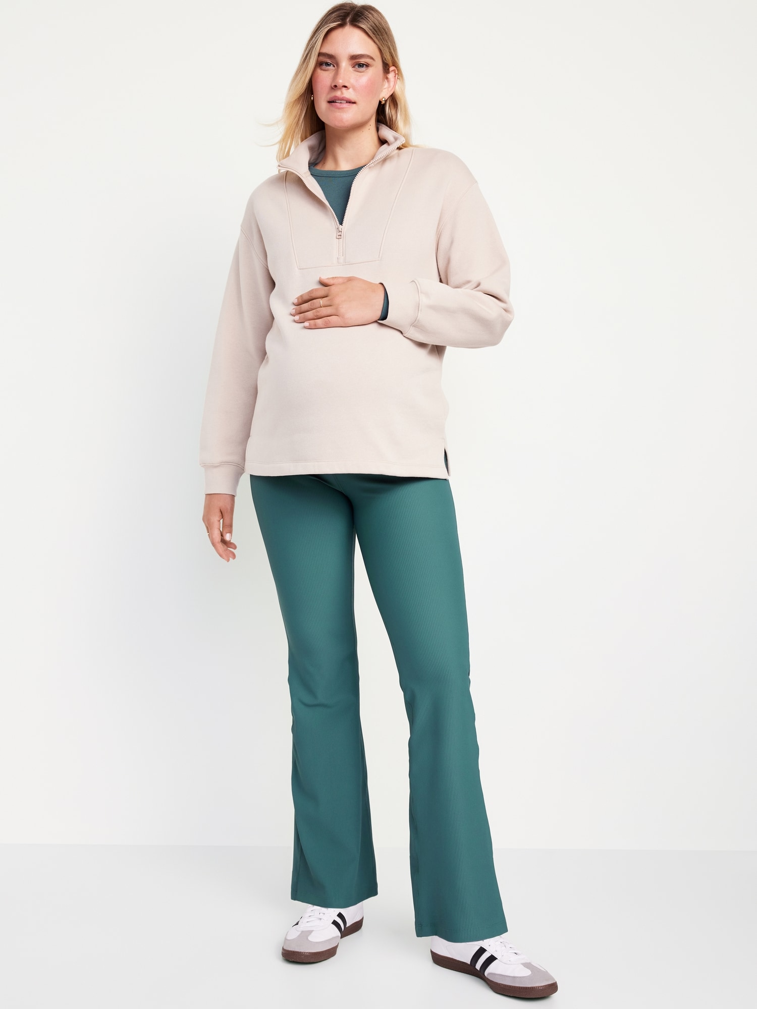 Maternity Full Panel PowerSoft Flare Pants Old Navy