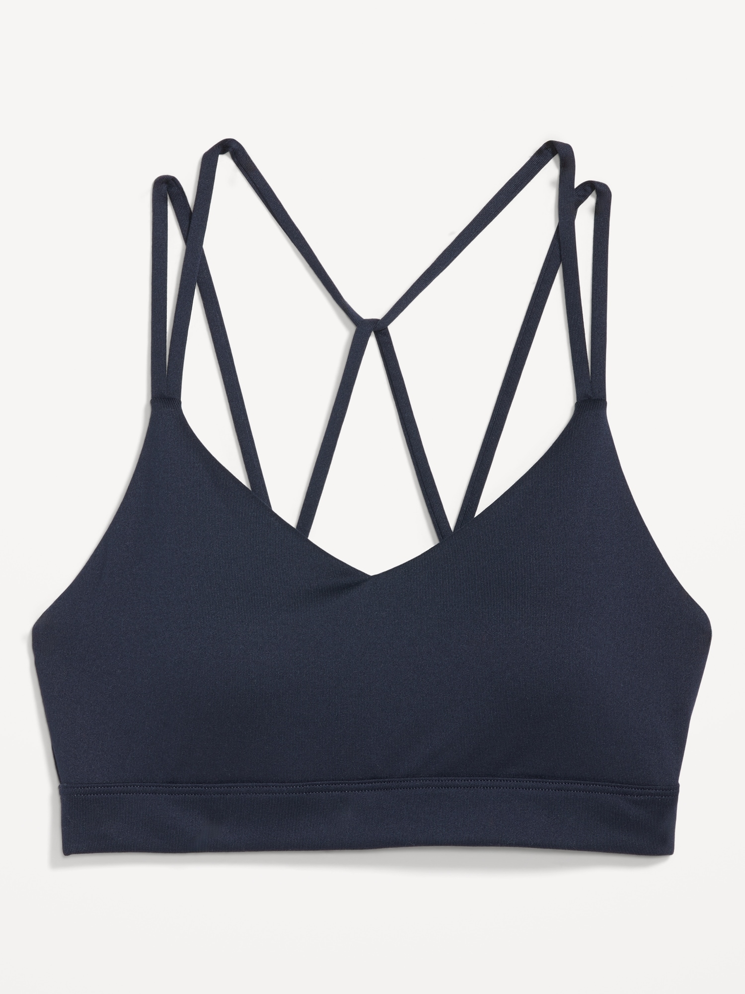 MotoRun Strappy Bralette Sports Bras for Women Push Up Front Sexy Padded  Cute Bra Navy Blue X-Small at  Women's Clothing store