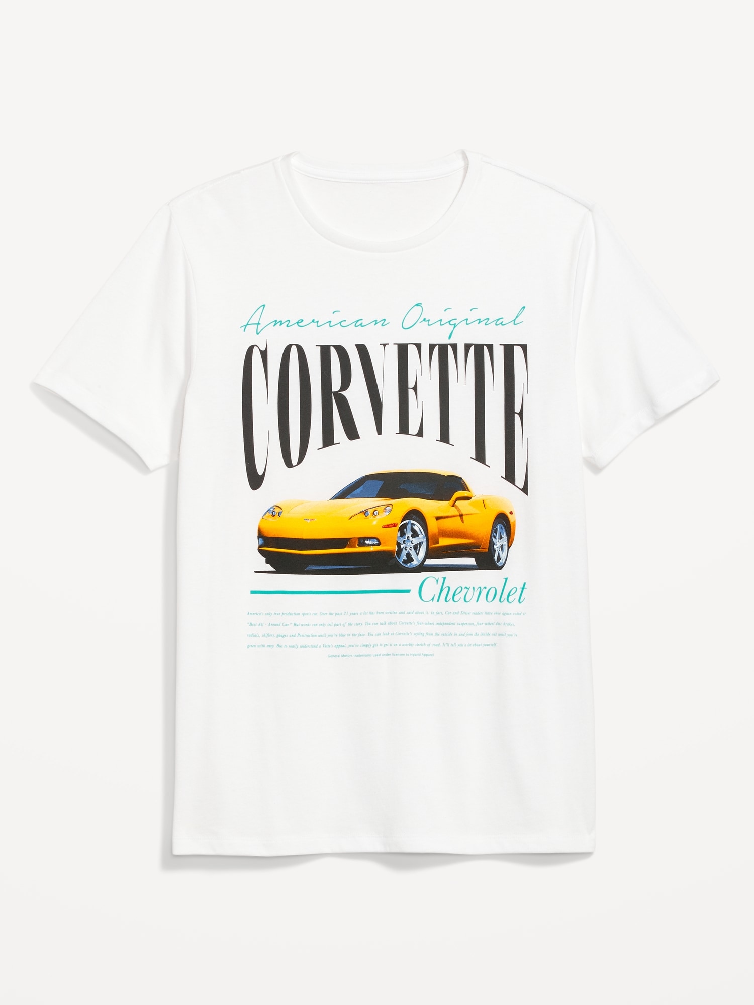Chevrolet™ Corvette™ Gender-Neutral T-Shirt for Adults