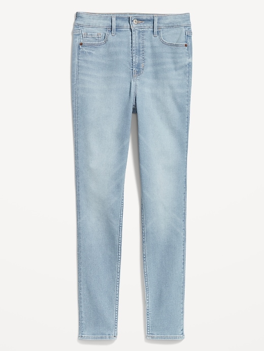 Image number 4 showing, Extra High-Waisted Rockstar 360° Stretch Super-Skinny Ankle Jeans