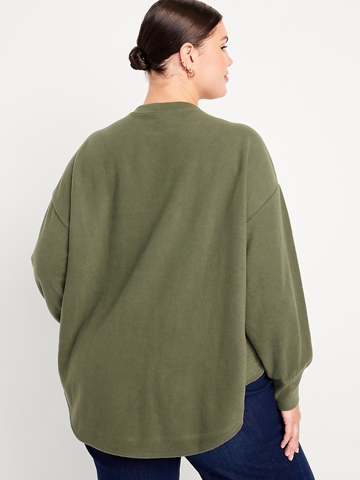Image number 8 showing, Cozy French-Rib Tunic Sweater