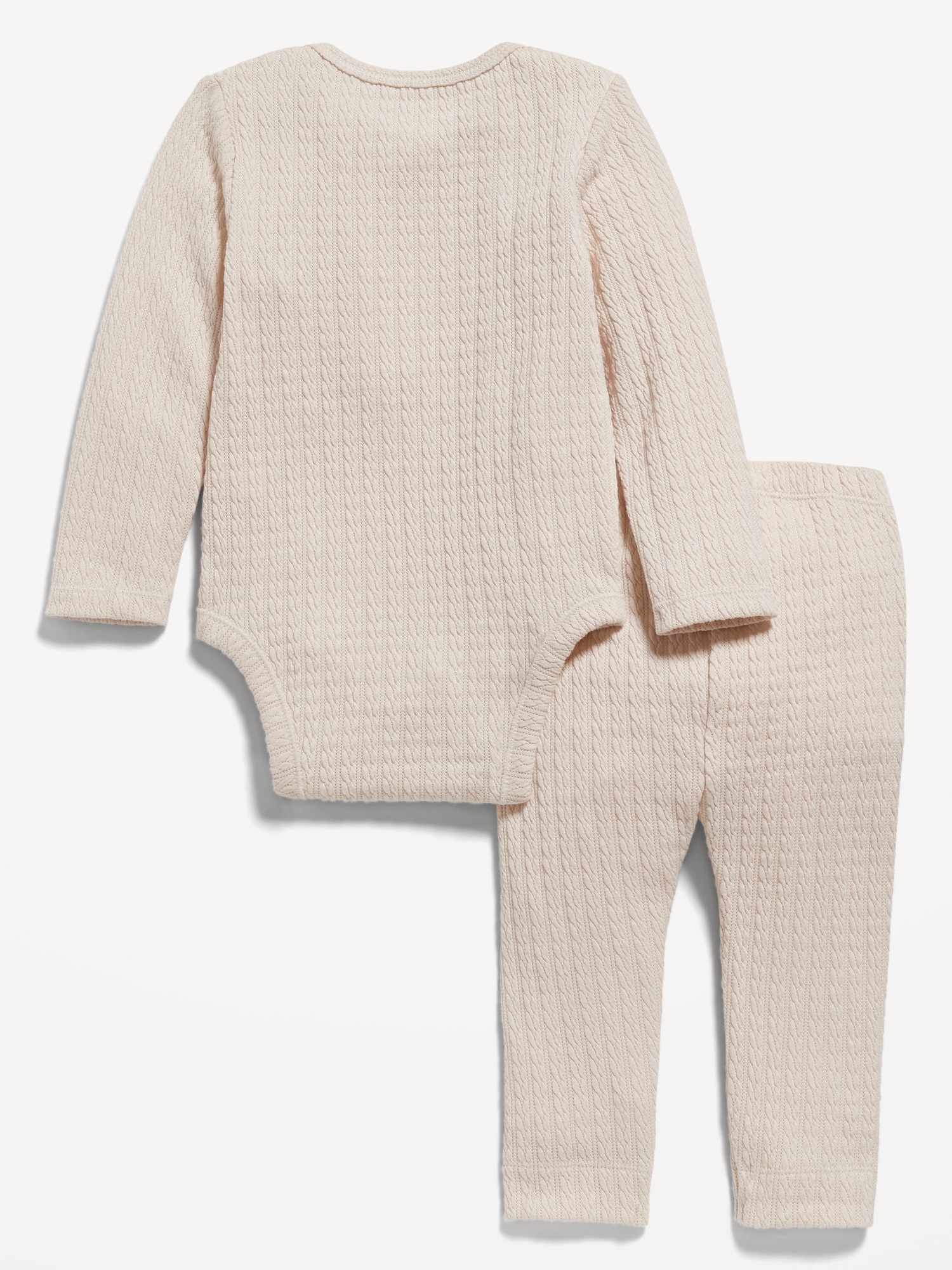 Unisex Jacquard-Knit Bodysuit & Pants Set for Baby | Old Navy