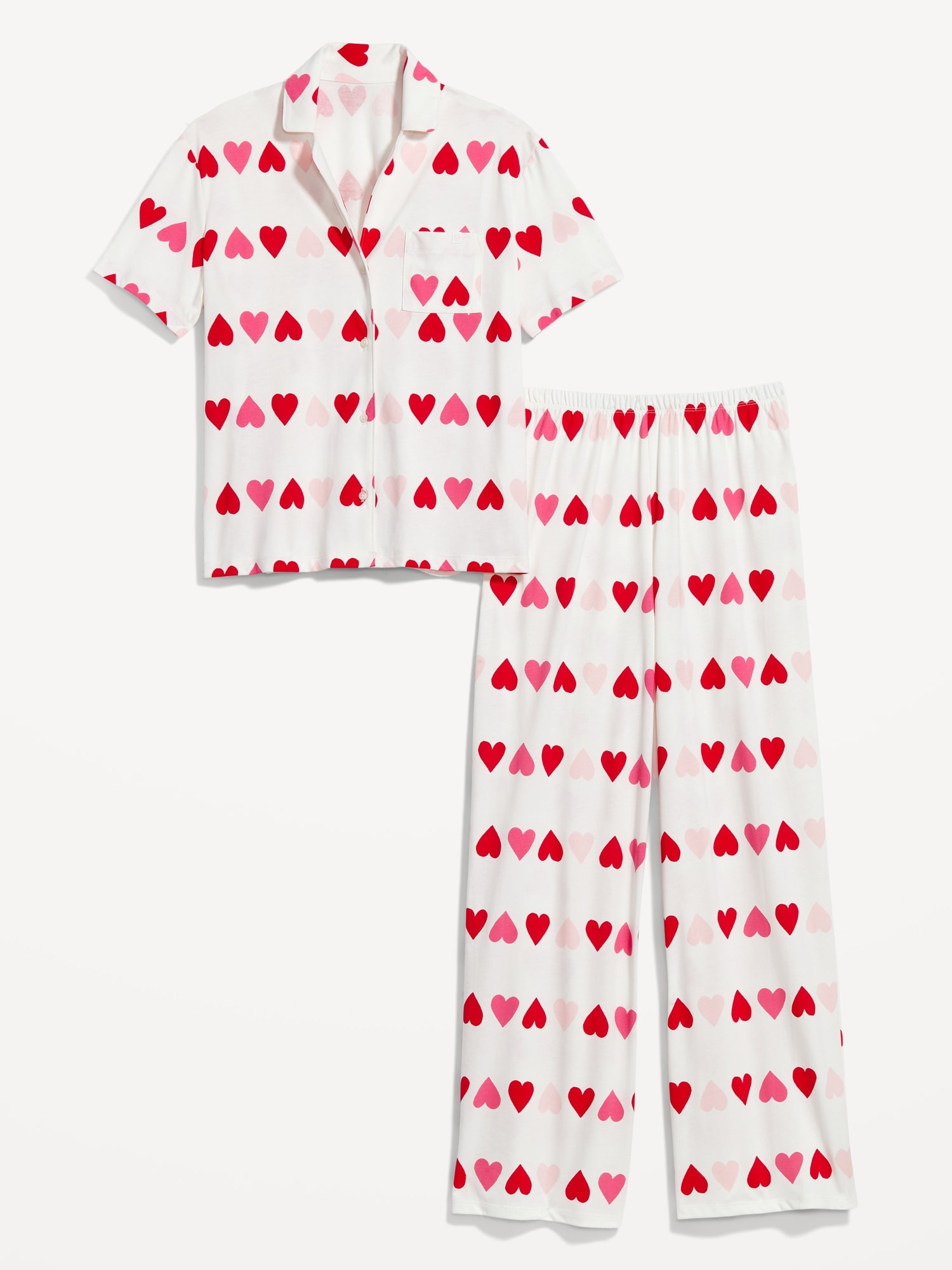 Matching Valentine Print Pajamas