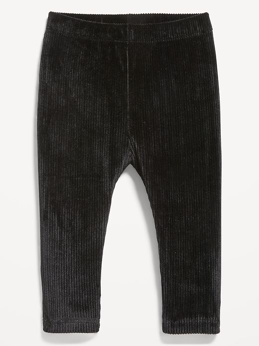 View large product image 1 of 2. Ribbed Velour Leggings for Baby