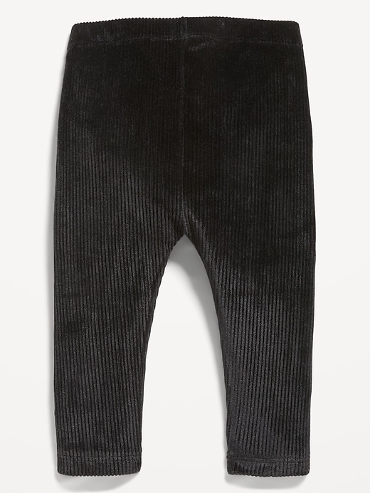View large product image 2 of 2. Ribbed Velour Leggings for Baby