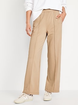 High-Waisted Brushed PowerSoft Track Pants