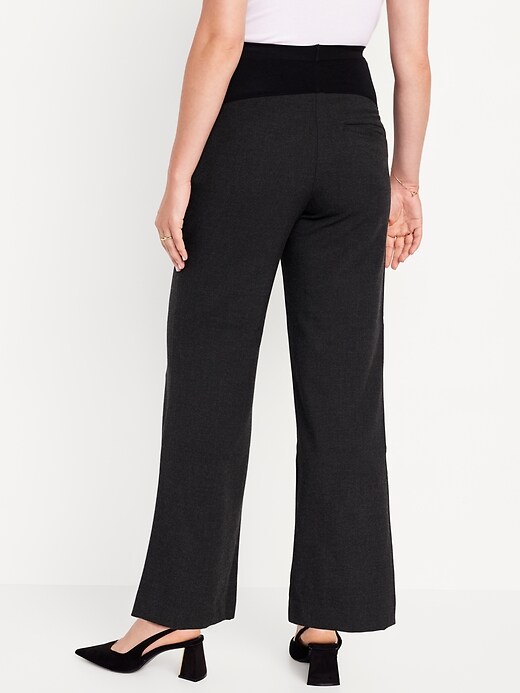 Tapered Navy Post Maternity Shaping Pants