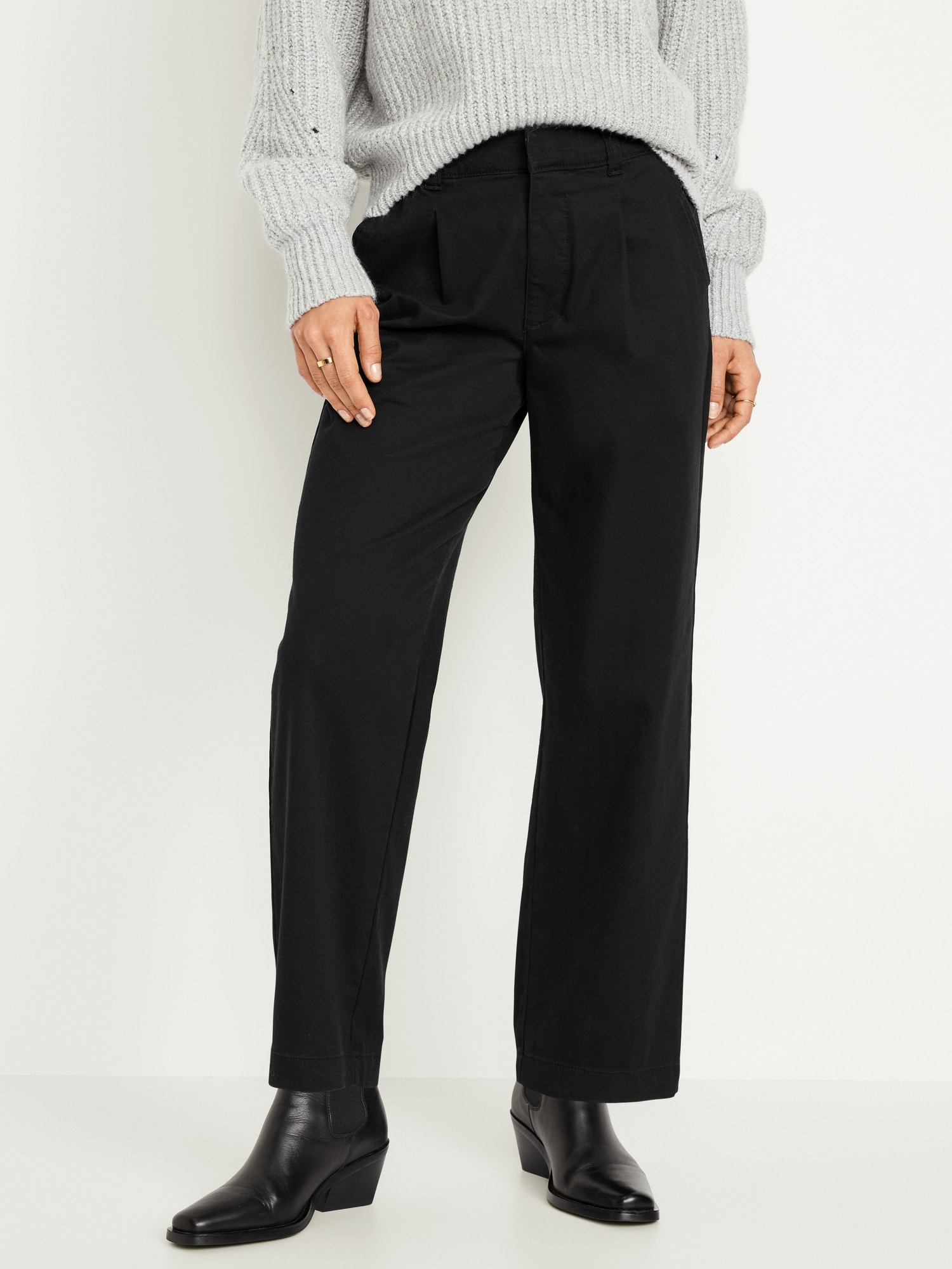 Women's Pleated Front Trousers