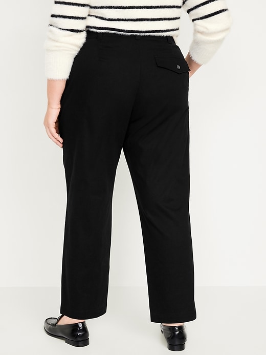 Image number 8 showing, High-Waisted Chino Ankle Pants