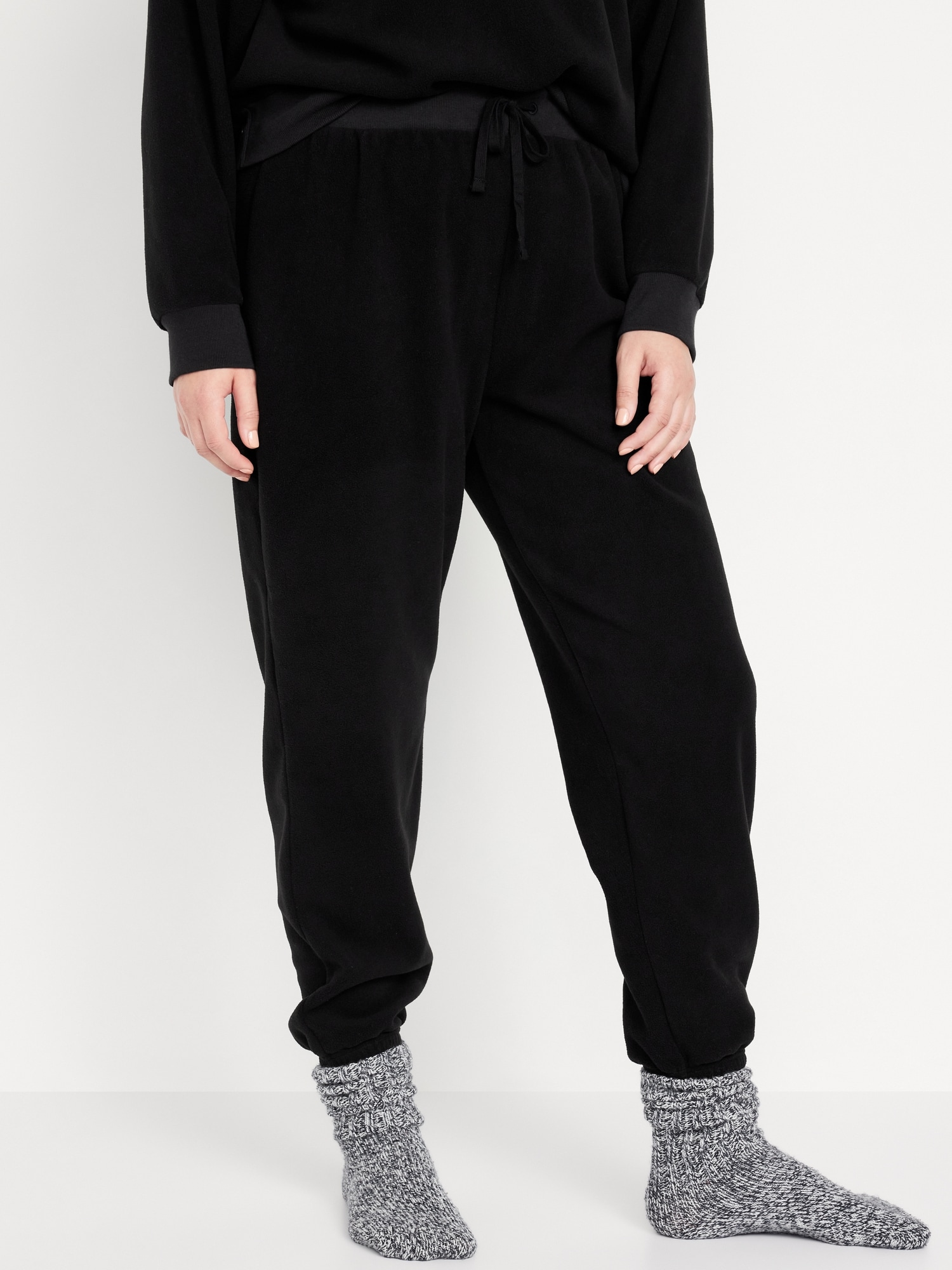 Fleece jogger hot sale pajama pants