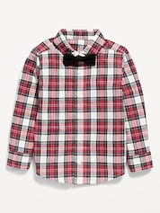 Old Navy Blue Grey Plaid LS Shirt Boys – Revived Clothing Exchange