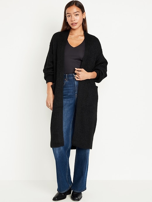Image number 1 showing, Cozy Long-Line Cardigan Sweater