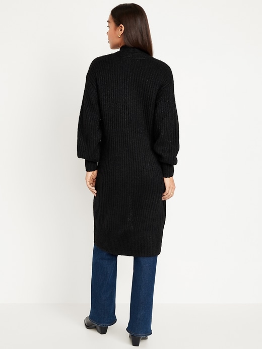 Image number 2 showing, Cozy Long-Line Cardigan Sweater