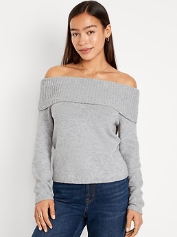 SoSoft Off the Shoulder Sweater Old Navy