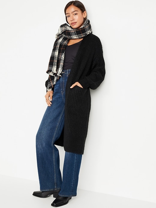 Image number 3 showing, Cozy Long-Line Cardigan Sweater