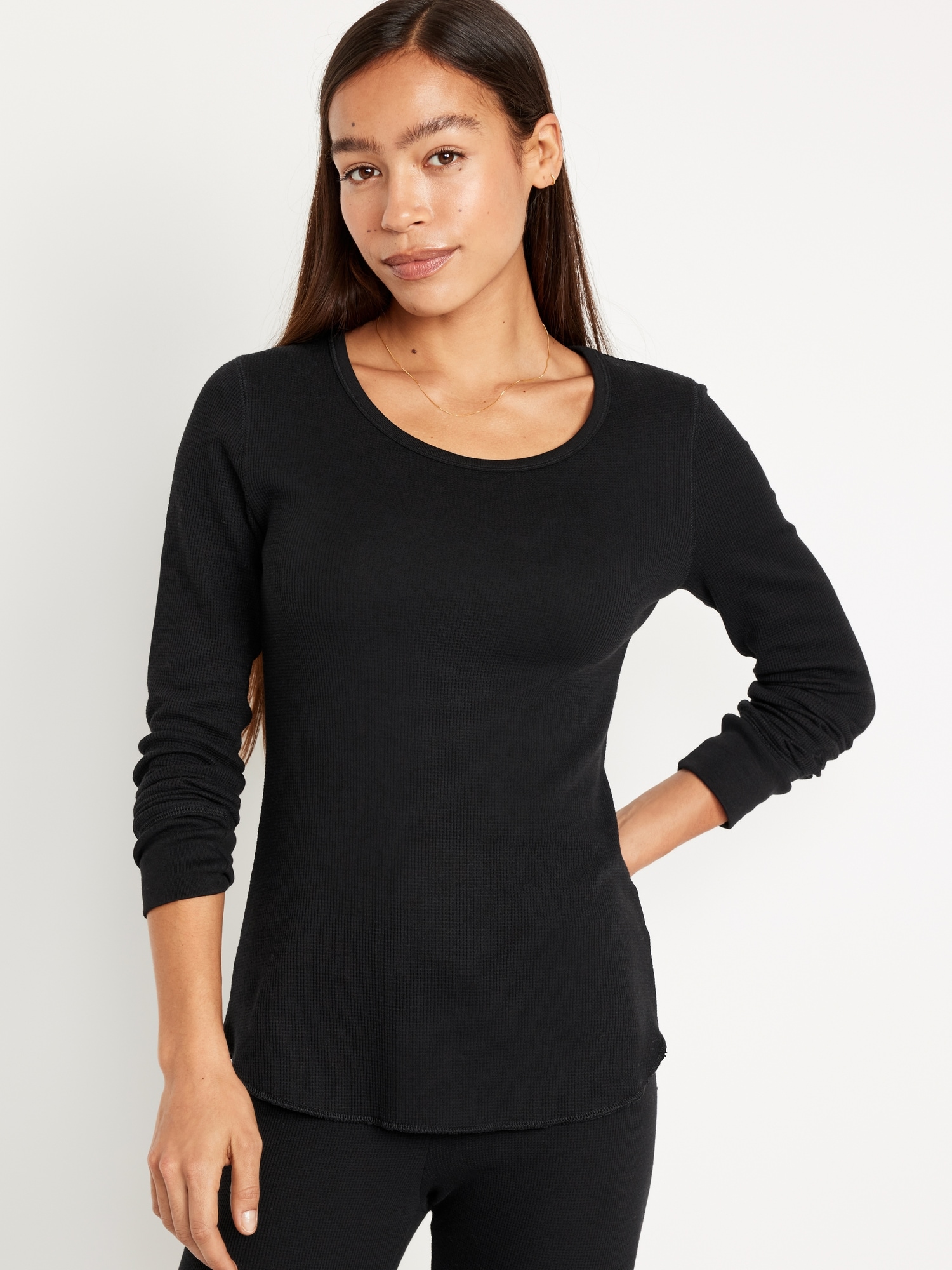 Waffle-Knit Pajama Top for Women | Old Navy