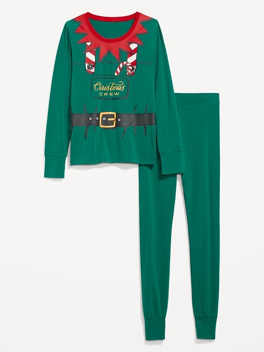 Image number 4 showing, Matching Holiday Graphic Pajama Set