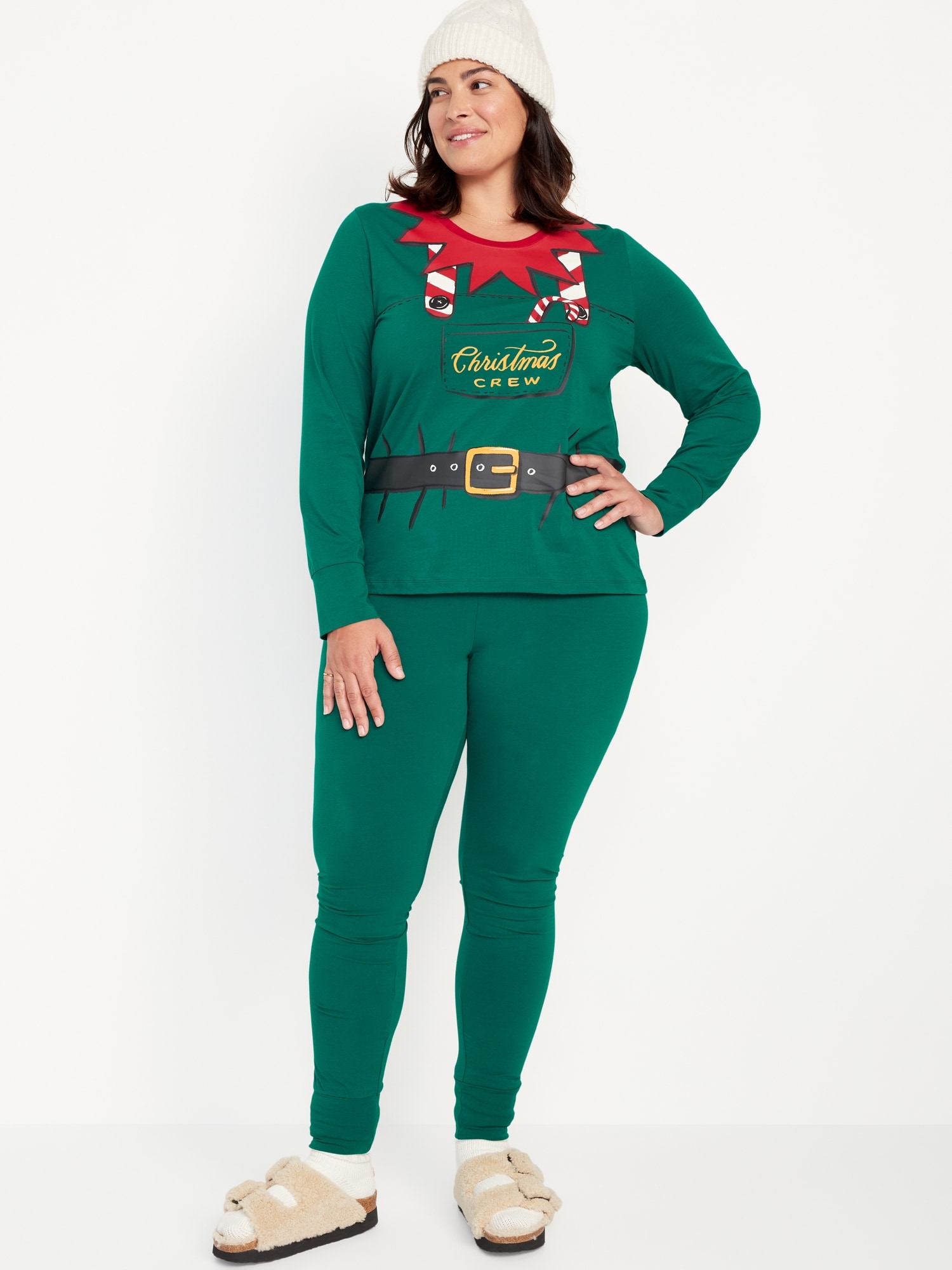 Holiday Graphic Pajama Set for Women