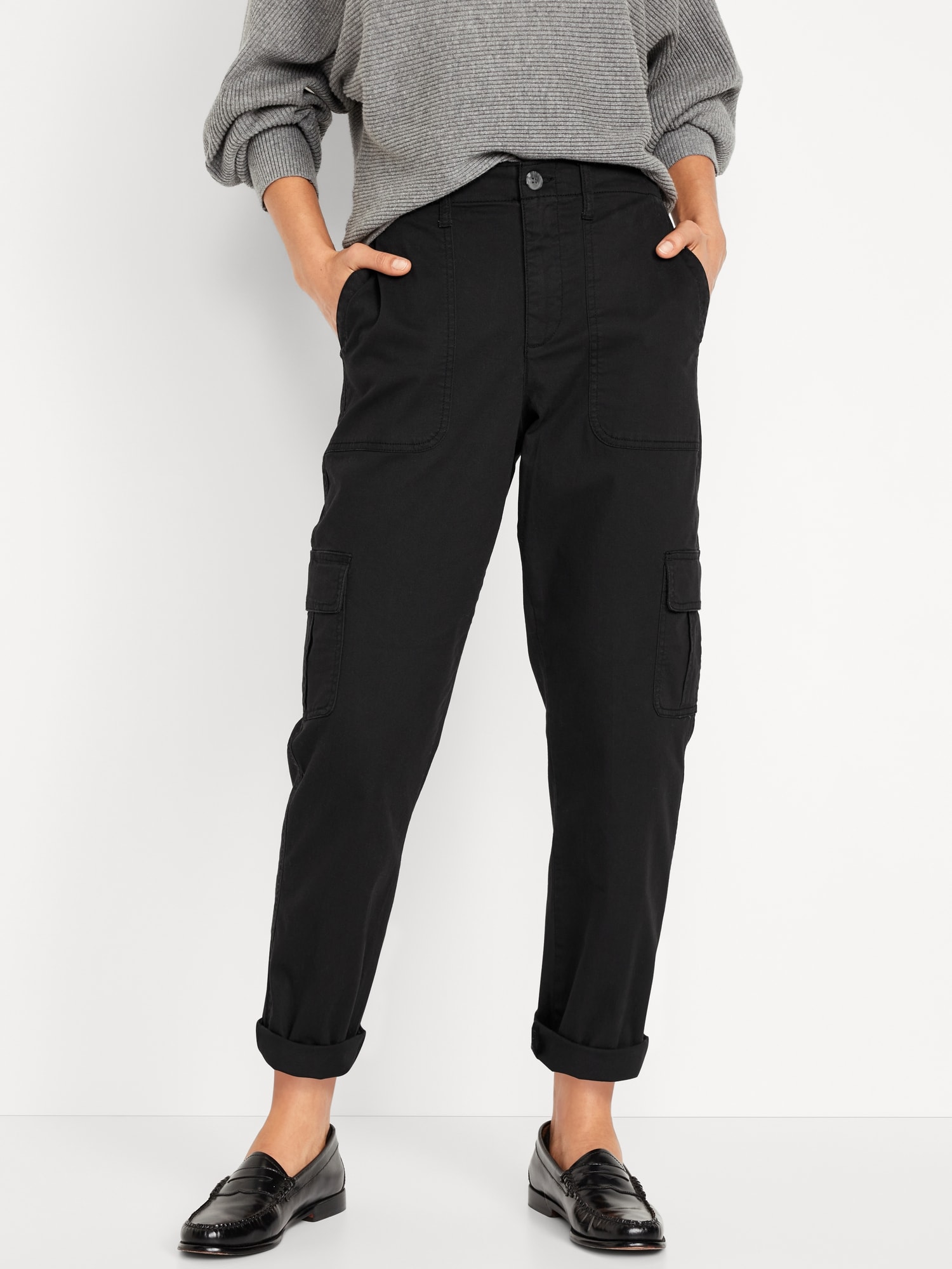 Old Navy High-Waisted OGC Chino Cargo Pants for Women