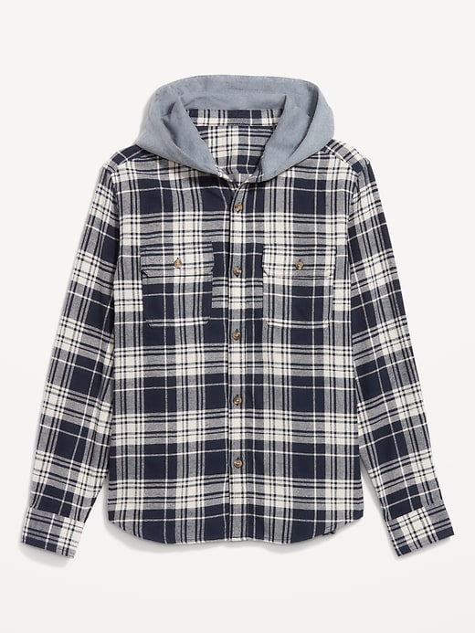 Hooded Flannel Shirt for Men | Old Navy