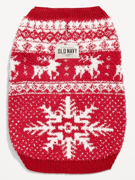 Image number 2 showing, Cozy Printed Sweater for Pets