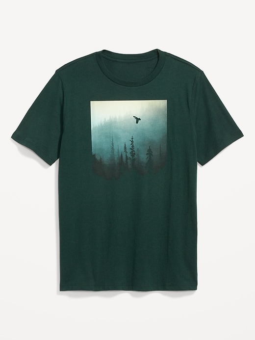 View large product image 1 of 1. Soft-Washed Graphic T-Shirt