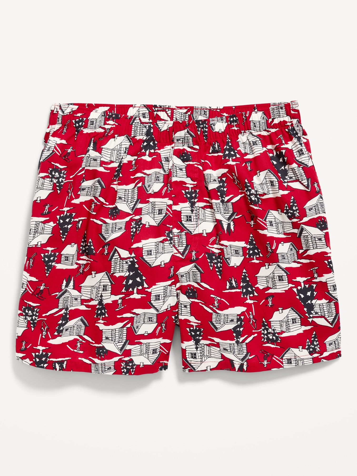 Printed Soft-Washed Boxer Shorts -- 3.75-inch inseam