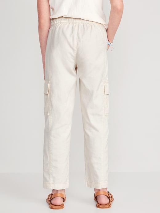 View large product image 2 of 4. Loose Twill Cargo Pants for Girls