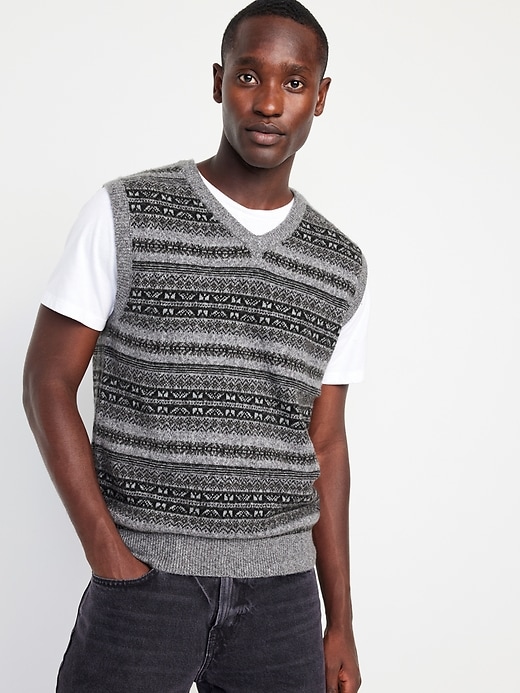 Image number 1 showing, V-Neck Sweater Vest