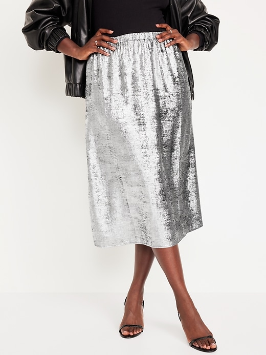 Image number 5 showing, A-Line Midi Skirt
