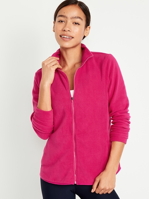 Image number 1 showing, Microfleece Zip Jacket