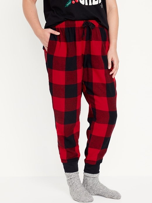 Image number 5 showing, Matching Flannel Jogger Pajama Pants