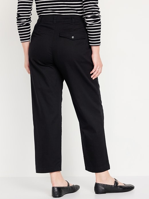 Image number 6 showing, High-Waisted Chino Ankle Pants