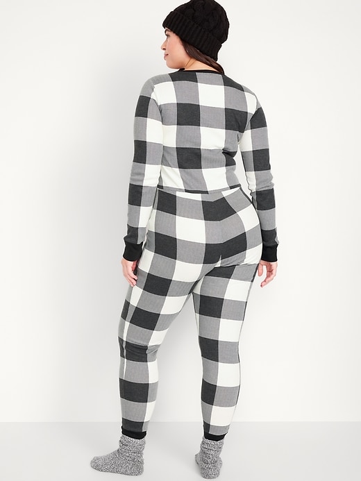 Image number 6 showing, Thermal-Knit Pajama One-Piece
