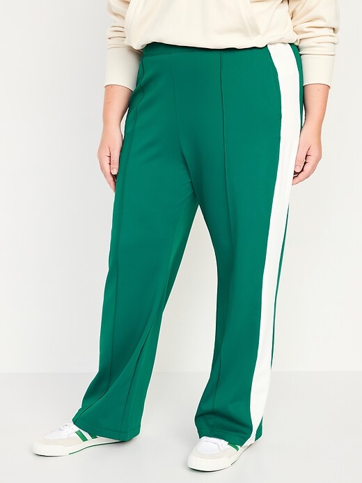 Image number 7 showing, High-Waisted Brushed PowerSoft Track Pants