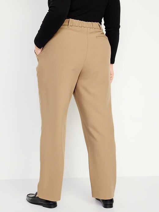 Extra High-Waisted Taylor Trouser Straight Pants