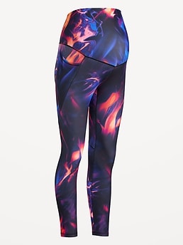 Maternity Full-Panel PowerSoft 7/8 Leggings