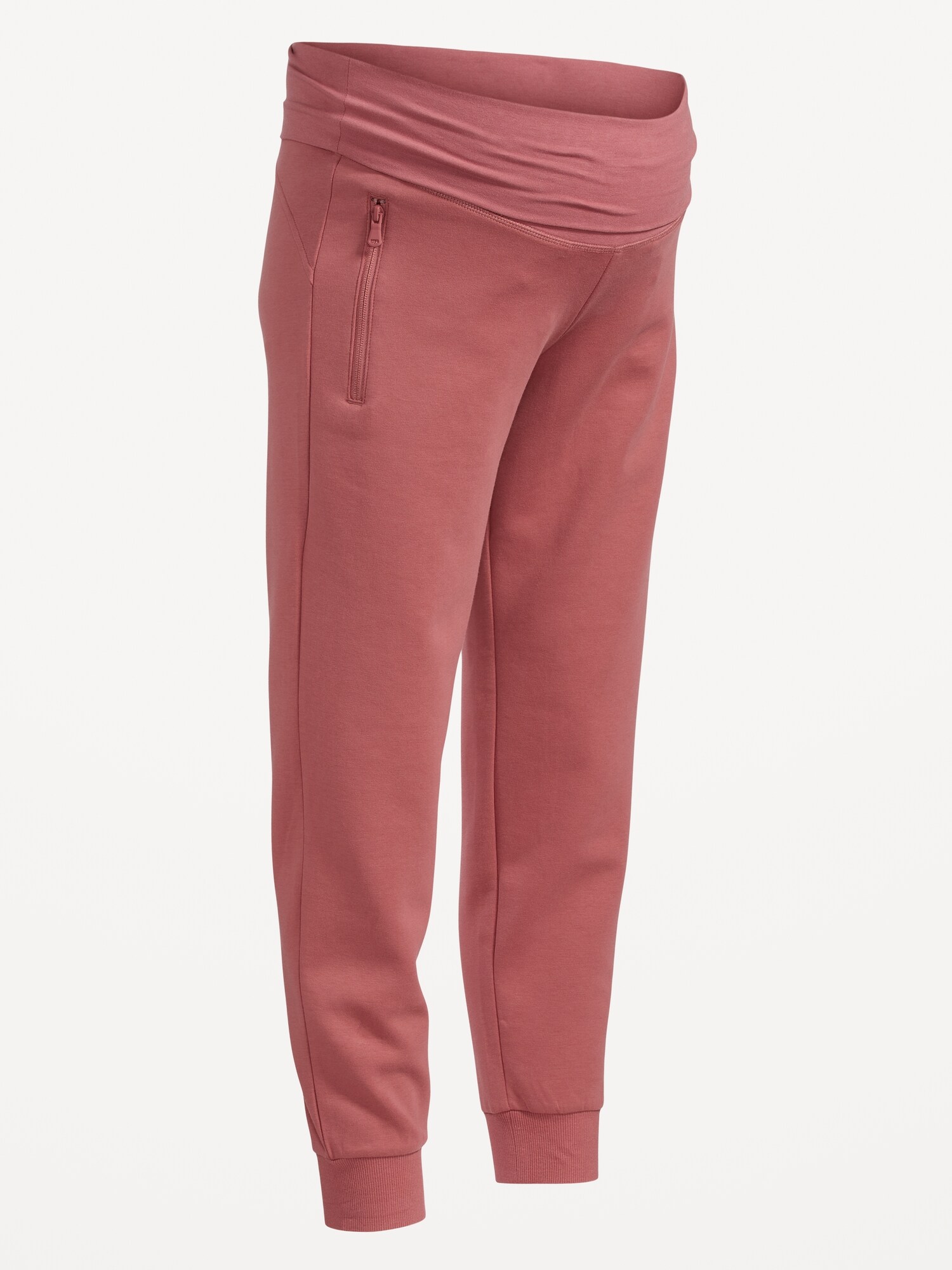 Maternity Dynamic Fleece Rollover Waist Joggers Old Navy