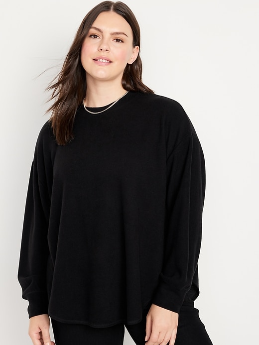 Image number 5 showing, Cozy French-Rib Tunic Sweater