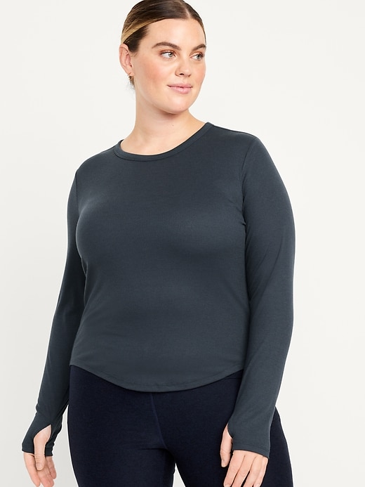 UltraLite Fitted Rib-Knit Top | Old Navy