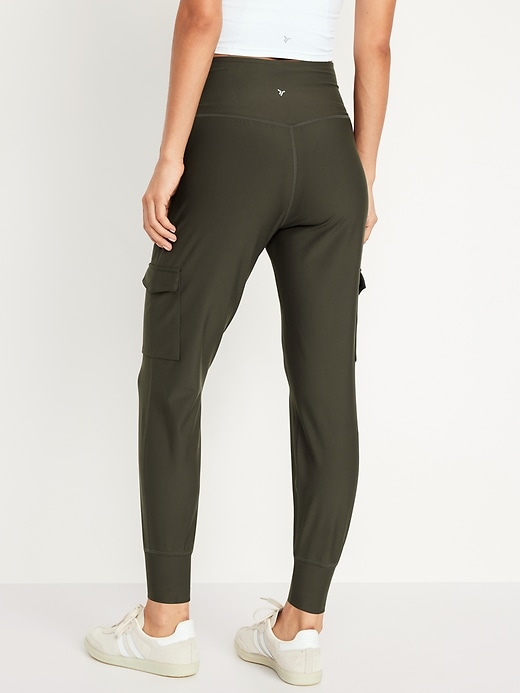 Image number 2 showing, High-Waisted PowerSoft Cargo Joggers