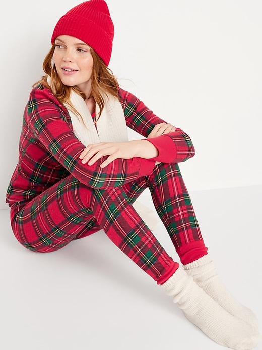 NWT Old Navy Red Pine Tree Thermal Knit Pajama Pants Sleep Leggings Women  SMLXL 